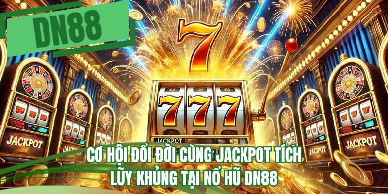 Cơ hội đổi đời cùng jackpot tích lũy khủng tại nổ hũ DN88